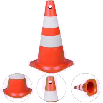 CONE SINALIZAÇÃO PVC 75CM LJ BR - 99627 WORKER CONE SINALIZAÇÃO PVC 75CM LJ BR - 99627 WORKER
