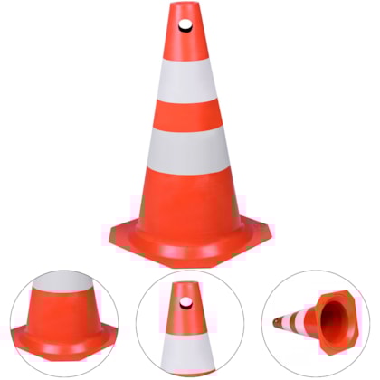 CONE SINALIZAÇÃO PVC 75CM LJ BR - 99627 WORKER CONE SINALIZAÇÃO PVC 75CM LJ BR - 99627 WORKER
