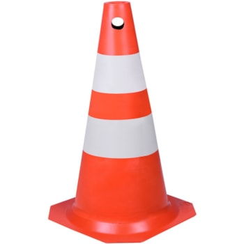 CONE SINALIZAÇÃO PVC 75CM LJ BR - 99627 WORKER CONE SINALIZAÇÃO PVC 75CM LJ BR - 99627 WORKER