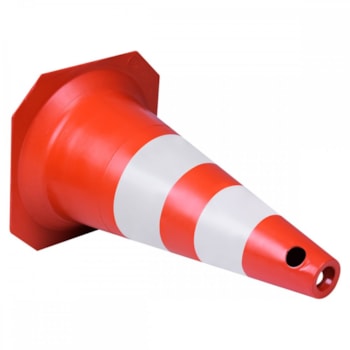CONE SINALIZAÇÃO PVC 75CM LJ BR - 99627 WORKER CONE SINALIZAÇÃO PVC 75CM LJ BR - 99627 WORKER