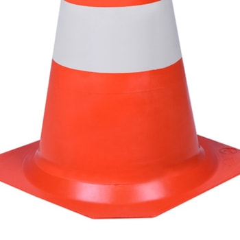 CONE SINALIZAÇÃO PVC 75CM LJ BR - 99627 WORKER CONE SINALIZAÇÃO PVC 75CM LJ BR - 99627 WORKER