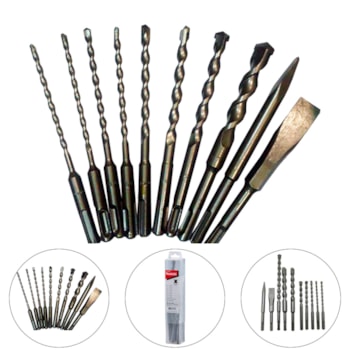CONJUNTO BROCAS E CINZEIS SDS-PLUS C/ 10 - D-41470 MAKITA CONJUNTO BROCAS E CINZEIS SDS-PLUS C/ 10 - D-41470 MAKITA