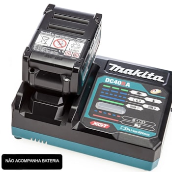 CONJUNTO CARREGADOR RAPIDO DC40RA - 191F39-1 MAKITA CONJUNTO CARREGADOR RAPIDO DC40RA - 191F39-1 MAKITA