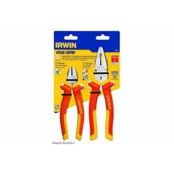 Conjunto De Alicate 2 Peças Irwin - 1864081 Conjunto De Alicate 2 Peças Irwin - 1864081