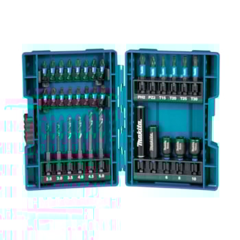 CONJUNTO DE BITS E BROCAS 33 PECAS - B-66896 MAKITA CONJUNTO DE BITS E BROCAS 33 PECAS - B-66896 MAKITA