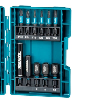 CONJUNTO DE BITS E BROCAS 33 PECAS - B-66896 MAKITA CONJUNTO DE BITS E BROCAS 33 PECAS - B-66896 MAKITA