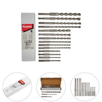 SET BROCAS SDS-PLUS TCT 14PCS (5,6,7,8,10,12,14,16 D-71956 MAKITA