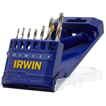 CONJUNTO DE BROCAS PARA METAL EM 7 PEÇAS 2-6MM - 1865309 IRWIN CONJUNTO DE BROCAS PARA METAL EM 7 PEÇAS 2-6MM - 1865309 IRWIN