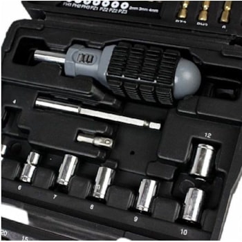 CONJUNTO DE FURAR E PARAFUSAR 50 PEÇAS A7213-XJ BLACK E DECKER