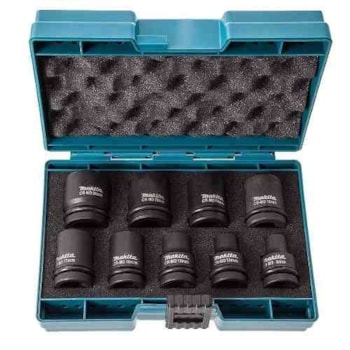 Conjunto De Soquete De Impacto (9pcs) - D-41517 Makita Conjunto De Soquete De Impacto (9pcs) - D-41517 Makita