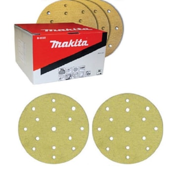 CONJUNTO DISCO DE LIXA 150MM#80 MAKITA - B-39322