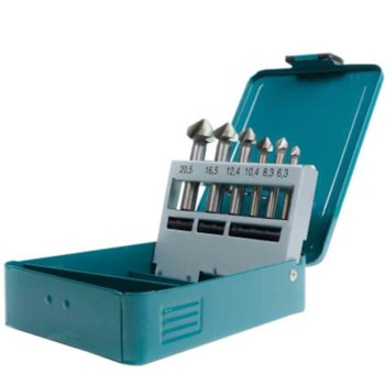 CONJUNTO ESCAREADORES 6 PEÇAS - D-42204 MAKITA CONJUNTO ESCAREADORES 6 PEÇAS - D-42204 MAKITA