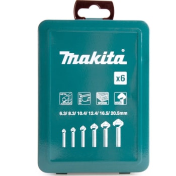 CONJUNTO ESCAREADORES 6 PEÇAS - D-42204 MAKITA CONJUNTO ESCAREADORES 6 PEÇAS - D-42204 MAKITA