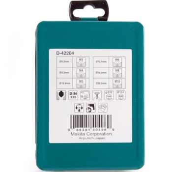 CONJUNTO ESCAREADORES 6 PEÇAS - D-42204 MAKITA CONJUNTO ESCAREADORES 6 PEÇAS - D-42204 MAKITA