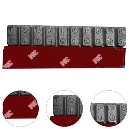 CONTRAPESO ADESIVO CAM ALTO 150GR 15/15 25PCS - 306450 JEDAL CONTRAPESO ADESIVO CAM ALTO 150GR 15/15 25PCS - 306450 JEDAL