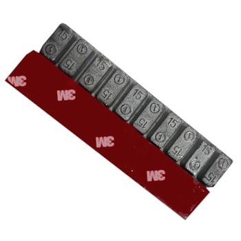 CONTRAPESO ADESIVO CAM ALTO 150GR 15/15 25PCS - 306450 JEDAL CONTRAPESO ADESIVO CAM ALTO 150GR 15/15 25PCS - 306450 JEDAL