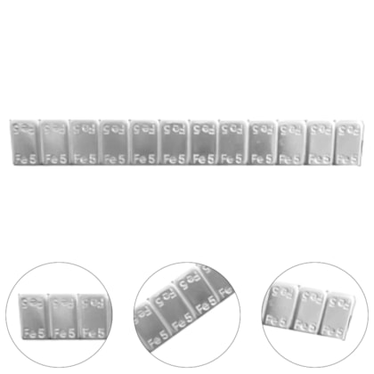 CONTRAPESO DE AÇO ADESIVO 66ZN 60GR 5/5GR COM 50PCS - 366760Z JEDAL CONTRAPESO DE AÇO ADESIVO 66ZN 60GR 5/5GR COM 50PCS - 366760Z JEDAL