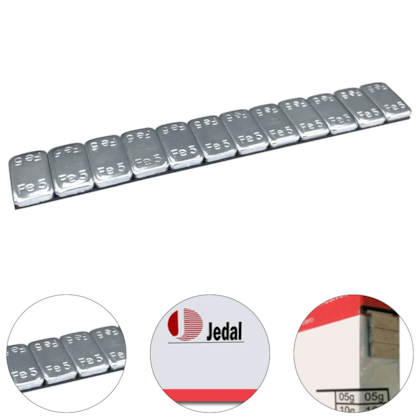 CONTRAPESO DE AÇO ADESIVO MODELO 66ZN 05GR COM RÉGUA ROLO COM 500PÇS - 366005Z JEDAL CONTRAPESO DE AÇO ADESIVO MODELO 66ZN 05GR COM RÉGUA ROLO COM 500PÇS - 366005Z JEDAL