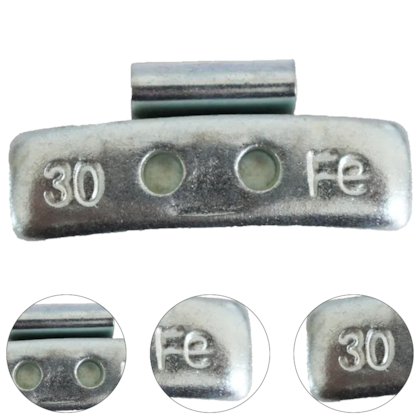 CONTRAPESO DE AÇO UNIVERSAL 30G MODELO 361 100 PCS - 361030 JEDAL CONTRAPESO DE AÇO UNIVERSAL 30G MODELO 361 100 PCS - 361030 JEDAL