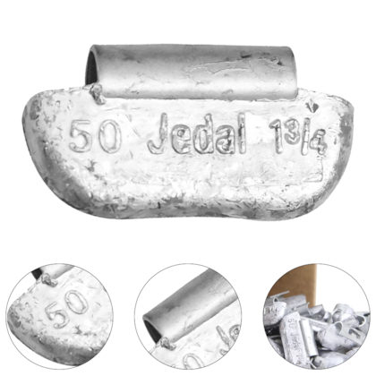 CONTRAPESO DE CHUMBO CAMINHÃO LEVE MODELO 307 50GR 25 PÇS - 307050 JEDAL CONTRAPESO DE CHUMBO CAMINHÃO LEVE MODELO 307 50GR 25 PÇS - 307050 JEDAL
