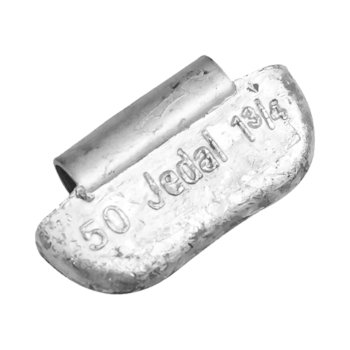 CONTRAPESO DE CHUMBO CAMINHÃO LEVE MODELO 307 50GR 25 PÇS - 307050 JEDAL CONTRAPESO DE CHUMBO CAMINHÃO LEVE MODELO 307 50GR 25 PÇS - 307050 JEDAL