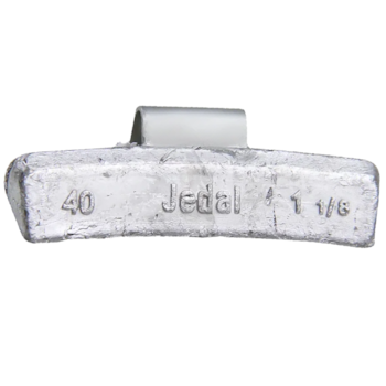 CONTRAPESO DE CHUMBO MODELO 303 GARRA ALTA 40G 100PÇS - 303040200 JEDAL CONTRAPESO DE CHUMBO MODELO 303 GARRA ALTA 40G 100PÇS - 303040200 JEDAL