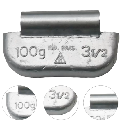 CONTRAPESO DE CHUMBO MODELO 309 100GR 25PCS - 309100 JEDAL CONTRAPESO DE CHUMBO MODELO 309 100GR 25PCS - 309100 JEDAL