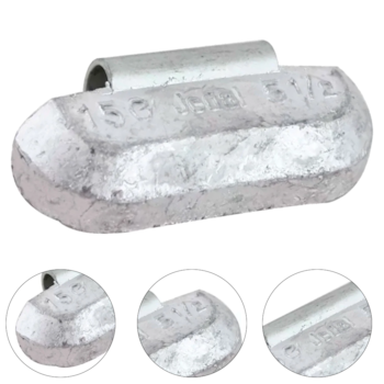 CONTRAPESO DE CHUMBO MODELO 309 150GR EMBALAGEM COM 25PCS - 309150 JEDAL CONTRAPESO DE CHUMBO MODELO 309 150GR EMBALAGEM COM 25PCS - 309150 JEDAL