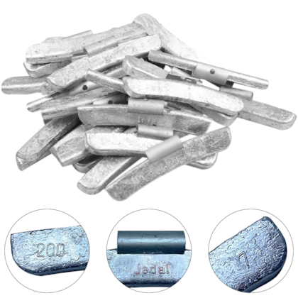 CONTRAPESO DE CHUMBO MODELO 309 200GR EMBALAGEM COM 25 PCS - 309200 JEDAL CONTRAPESO DE CHUMBO MODELO 309 200GR EMBALAGEM COM 25 PCS - 309200 JEDAL