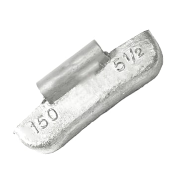 CONTRAPESO DE CHUMBO PARA CAMINHÃO COM CÂMARA MODELO 330 150G 25PÇS - 330150 JEDAL CONTRAPESO DE CHUMBO PARA CAMINHÃO COM CÂMARA MODELO 330 150G 25PÇS - 330150 JEDAL