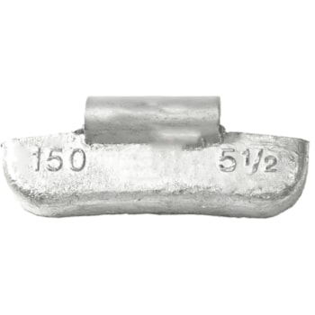 CONTRAPESO DE CHUMBO PARA CAMINHÃO COM CÂMARA MODELO 330 150G 25PÇS - 330150 JEDAL CONTRAPESO DE CHUMBO PARA CAMINHÃO COM CÂMARA MODELO 330 150G 25PÇS - 330150 JEDAL