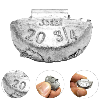 CONTRAPESO DE CHUMBO UNIVERSAL 20GR 100PÇS MOD.01 - 301020200J JEDAL CONTRAPESO DE CHUMBO UNIVERSAL 20GR 100PÇS MOD.01 - 301020200J JEDAL