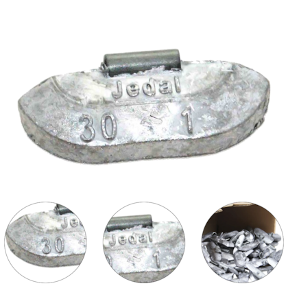 CONTRAPESO DE CHUMBO UNIVERSAL 30GR 100PÇS MOD.01 - 301030200J JEDAL CONTRAPESO DE CHUMBO UNIVERSAL 30GR 100PÇS MOD.01 - 301030200J JEDAL