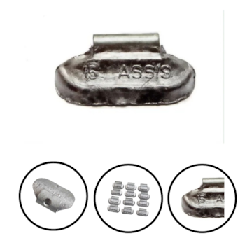 CONTRAPESO L. LEVE 15GR CX 100PC - 102015 ASSIS & ASSIS CONTRAPESO L. LEVE 15GR CX 100PC - 102015 ASSIS & ASSIS