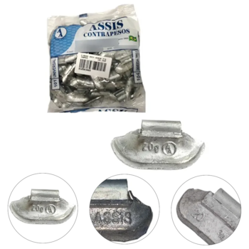CONTRAPESO LIGA LEVE 20GR PCT 100PC - 102020 ASSIS & ASSIS