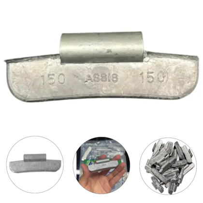 CONTRAPESO SEM CAMARA PARA CAMINHAO 150GR PC 25 PECAS - ASSIS & ASSIS 109150