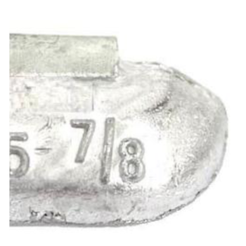 CONTRAPESO UNIVERSAL 25GR PTC 100PC - 101025 ASSIS & ASSIS