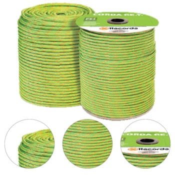 CORDA TRANÇADA ECO-FRIENDLY P.E.T VERDE 4MM - ITACORDA CORDA TRANÇADA ECO-FRIENDLY P.E.T VERDE 4MM - ITACORDA