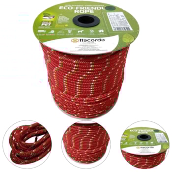 CORDA TRANÇADA ECO-FRIENDLY P.E.T VERMELHA 8MM - 01010208.003 ITACORDA CORDA TRANÇADA ECO-FRIENDLY P.E.T VERMELHA 8MM - 01010208.003 ITACORDA