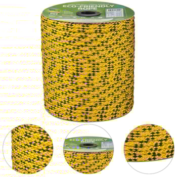 CORDA TRANÇADA PET AMARELA 10MM - 01010201012 ITACORDA CORDA TRANÇADA PET AMARELA 10MM - 01010201012 ITACORDA