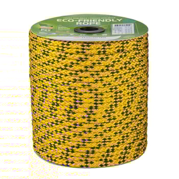 CORDA TRANÇADA PET AMARELA 10MM - 01010201012 ITACORDA CORDA TRANÇADA PET AMARELA 10MM - 01010201012 ITACORDA