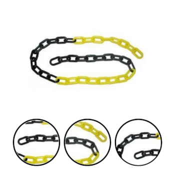 CORRENTE 4X2 PRETA / AMARELA P - 700.00099 PLASTCOR CORRENTE 4X2 PRETA / AMARELA P - 700.00099 PLASTCOR