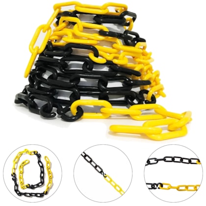 CORRENTE 6X3 PRETA / AMARELA G - 700.00098 PLASTCOR CORRENTE 6X3 PRETA / AMARELA G - 700.00098 PLASTCOR