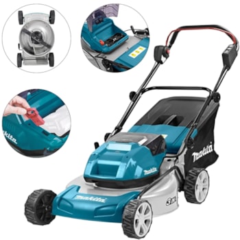 CORTADOR DE GRAMA 18V+18V (S/BATERIA) - DLM460Z MAKITA CORTADOR DE GRAMA 18V+18V (S/BATERIA) - DLM460Z MAKITA