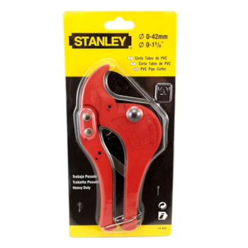 CORTADOR PARA TUBO PVC 42MM - 14-442 STANLEY CORTADOR PARA TUBO PVC 42MM - 14-442 STANLEY