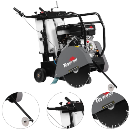 CORTADORA DE PISO À GASOLINA 4T 13HP DISCO DE 45CM TCC450-XP - 601-002 TOYAMA CORTADORA DE PISO À GASOLINA 4T 13HP DISCO DE 45CM TCC450-XP - 601-002 TOYAMA