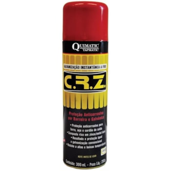 CRZ GALVANIZAÇÃO A FRIO SPRAY 300 ML - DM1 QUIMATIC TAPMATIC