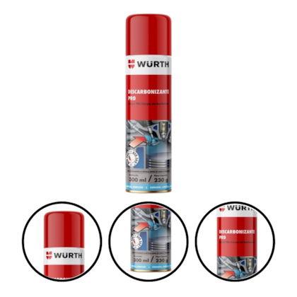 DESCARBONIZANTE PRO 300ML/230G - 0893100310 WURTH DESCARBONIZANTE PRO 300ML/230G - 0893100310 WURTH