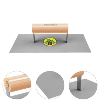 DESEMPENADEIRA LISA METÁLICA C/ CABO DE MADEIRA - 77371115 TRAMONTINA DESEMPENADEIRA LISA METÁLICA C/ CABO DE MADEIRA - 77371115 TRAMONTINA