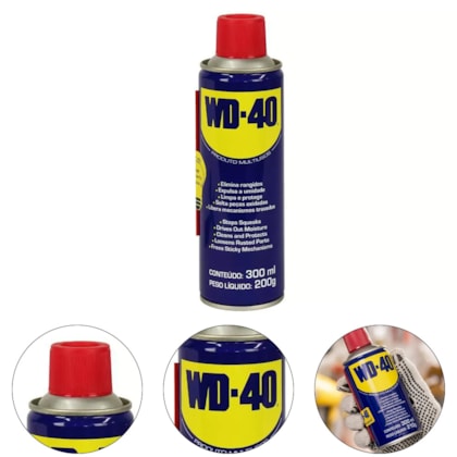 DESENGRIPANTE TRADICIONAL AEROSSOL 300 ML/200G - 912069WD40 WD-40 DESENGRIPANTE TRADICIONAL AEROSSOL 300 ML/200G - 912069WD40 WD-40